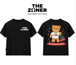 Áo thun THE ZONER Gấu Teddy