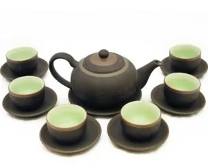 ấm chén đất nung